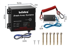 Briidea Trailer Break Away Systems Electric Brake Lockup Seperation Runaway