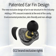 CCZ Melody In-Ear Monitors Earphones Noise Canceling Stage Dynamic FYKD