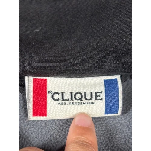 Clique Nissan Nismo Softshell Jacket Mens XXL Black Fleece Lined Full Zip 6547 - product listing photo