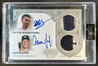 2023 Topps Dynasty Aaron Judge Victor Wembanyama Dual Patch Auto #/5 #DAPC-WJ