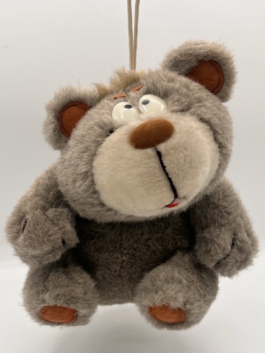 Vintage 80s Knickerbocker Lazy Bear Teddy Bear Plush | eBay