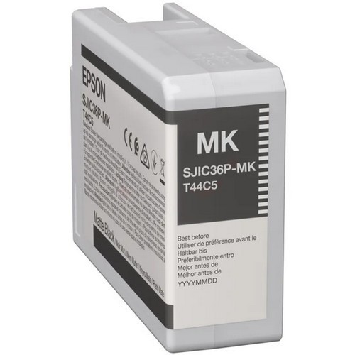 Epson Druckerpatrone Tinte C6000 & C6500 Schwarz Matt SJIC36P(MK) C13T44C540-image