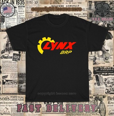 New Hot Tee Shirt Lynx Snowmobile Logo Men's T-Shirt American Size T-Shirt