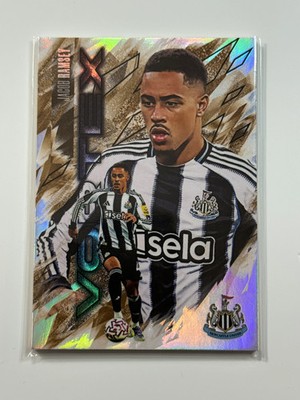 2025-26 Futera Fan's Selection Newcastle Vortex Black #17 Jacob Ramsey 04/09