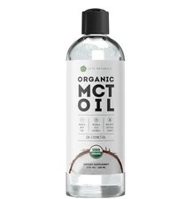 MCT Oil for Coffee. Pure Coconut MCT C8 and C10 Oil (8Oz, Organic, Unflavored)