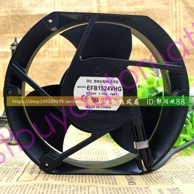 1PC Delta EFB1524VHG Cooling Fan 24V 1.70A 17CM 2-wire
