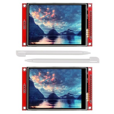 2 PCS 3.2 Inch SPI TFT LCD Display Touch Panel ILI9341 240x320 Shield Module
