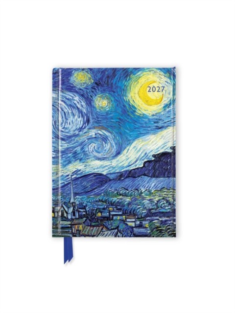 Vincent Van Gogh: The Starry Night 2027 Luxury Pocket Diary Planner - Week To View Flame Tree Studio - Image 3