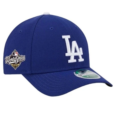 Los Angeles Dodgers 2025 World Series Side Patch Royal 9FORTY Adjustable LA Hat