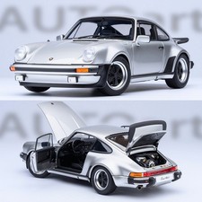 AUTOart 1/18 Porsche 911 930 Turbo 3.0 Silver Car Model 78110