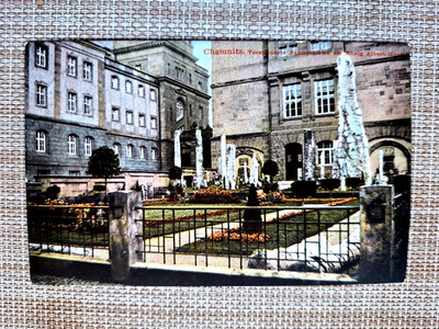 Antike AK.  CHEMNITZ  datiert  1907  König Albert Museum Lithographie Karte