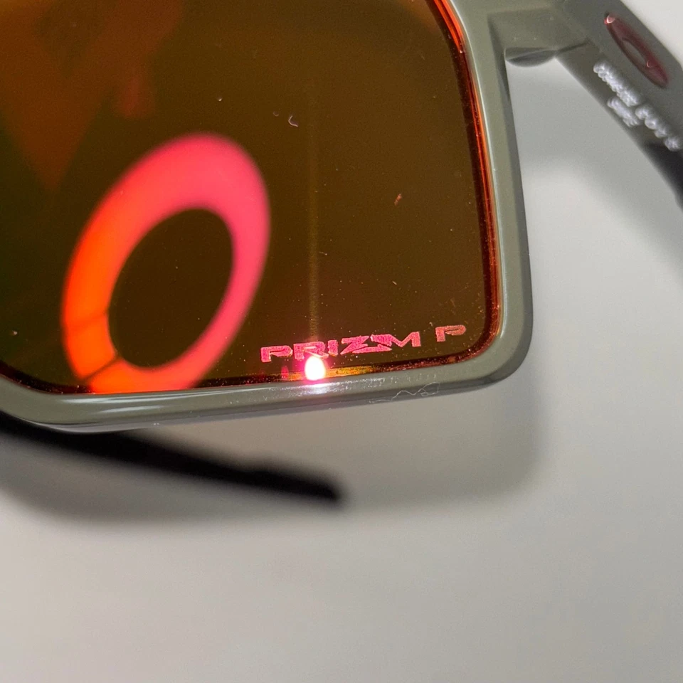 Gafas de sol Oakley Portal X pulidas musgo Prizm rubí lentes polarizadas OO9460 Foto 2 de 4