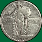 1928 Standing Liberty Quarter Choice Very Fine VF+/XF Coin #37780
