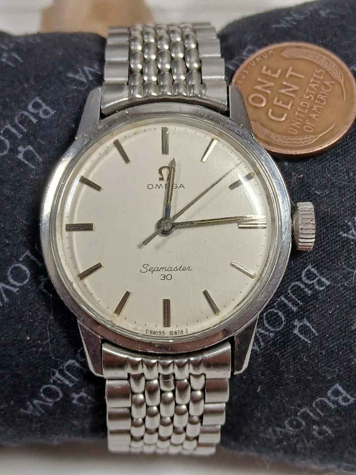 Reloj pulsera Omega Seamaster 286 1964 vintage funcionando para hombre ¡con correa a juego! Foto 2 de 4