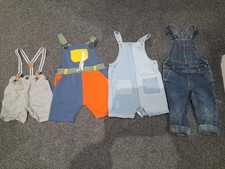 Baby BOYS Dungaree Summer Bundle X4 Items Size 12-18 Months