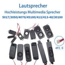 Speaker 4 Ohm 8 Ohm 2W 3W 5W 10W 4Pin Werbung LCD TV  Lautsprecher Rechteckiger