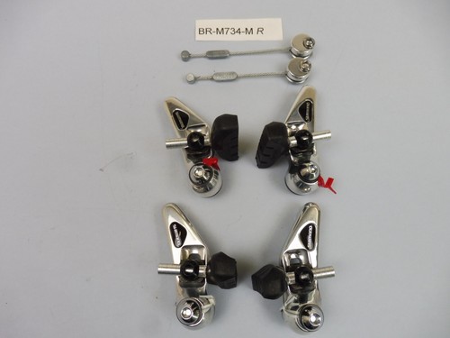 Shimano Deore XT - M 734 Cantilever brakeset ( Silver ) NOS Mtb bicycle Retro