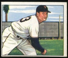 1950 Bowman #199 Jack Kramer New York Giants