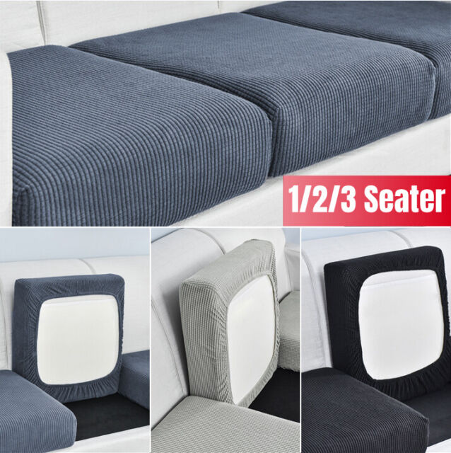 1/2/3 Seater Sofa Seat Covers Couch Slipcover Cushion Elastic Settee Protector