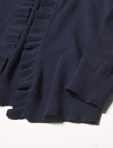 The Children'S Place Girls Ruffle Open Front Cardigan Size Small 5/6-BNWT - Picture 3 of 4