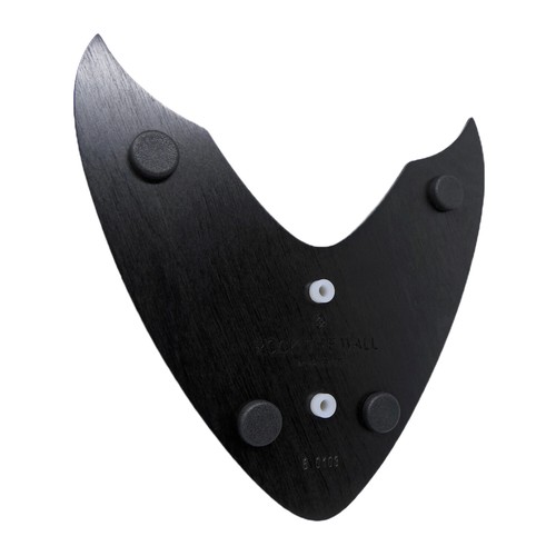Gitarrenhalter Design Wandplatte aus Holz Blau Schwarz Gitarren-Wandhalter - Bild 9 von 11