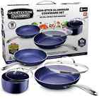Nonstick Pots and Pans Set 5 Piece 5 Cookware Set, Blue