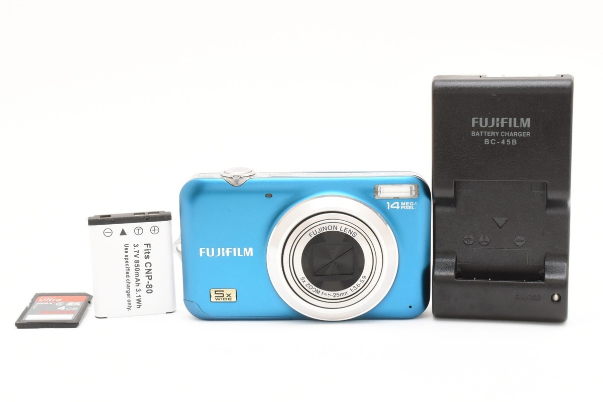 Near MINT Fujifilm Finepix JX280 Digital Camera Blue 5x