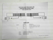 Nilfisk FP153 Complete Hose Assy 15' Vacuum & Pressure Line F/Heated Extractors