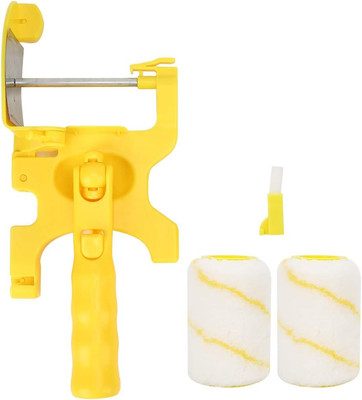 4 Stück Set Farbroller Pinsel, Home Painting Brush, Malerrollen mit Rahmen und P