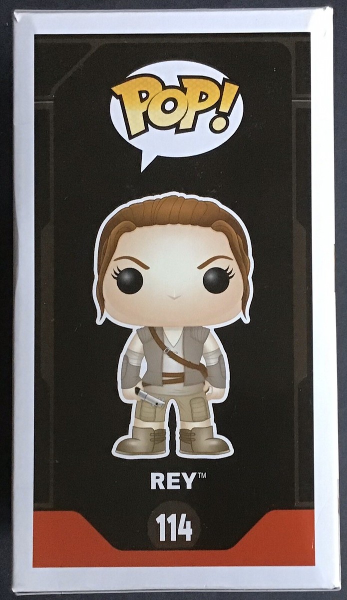 FunkoPop！114 REY レイ　限定版 Amazon.com: Star Wars 114 Bobble-Head Rey Pop! Figure : Toys