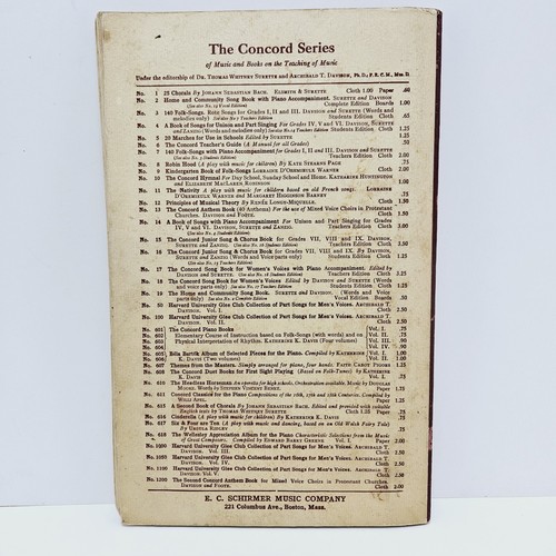 1940 Vocal Duets Secular W/ Piano Sheet Music Books Victor Prahl E.C. Schirmer - Picture 4 of 14