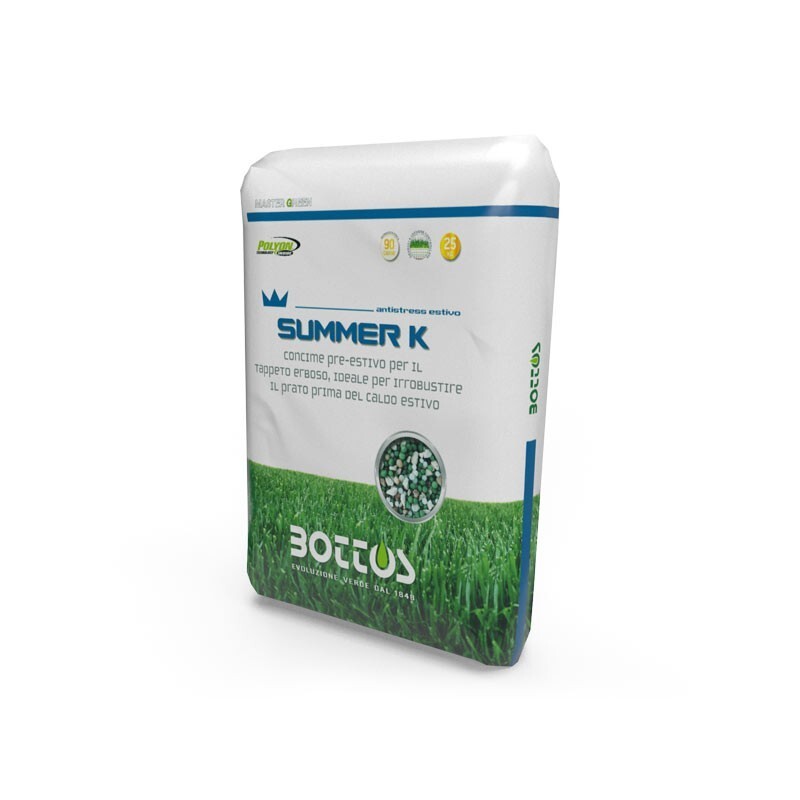 BOTTOS - SUMMER K / 25 Kg - Concime per prato 8032615943382
