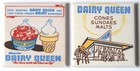 Soft Serve Ice Cream Fridge Magnet Set matchbook sign