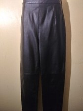 CLIO GENUINE LEATHER MOTO PANTS VINTAGE WOMENS SZ 10