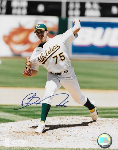 Barry Zito Oakland A's signed baseball 8x10 photo COA - Picture 1 of 1