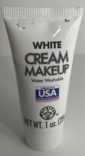 Tube of White Cream Makeup Clown Makeup Face Paint Body Paint Sealed Tube - 第 1/1 張圖片