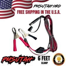 Motorcycle Battery Charger Cord Plug Fits Tender Cable Quick Extension 6' Feet 