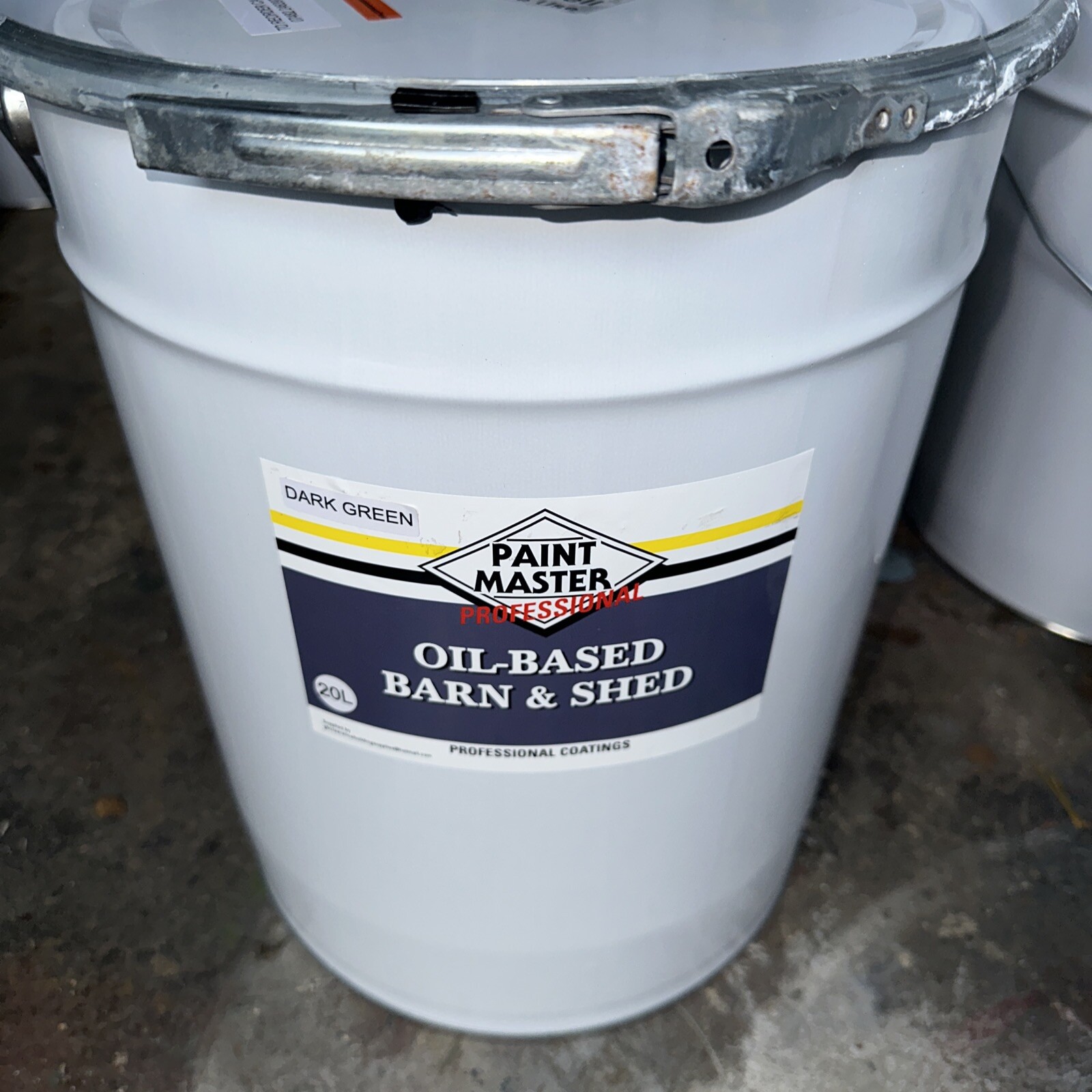DARK GREEN Oil Based Barn And Shed,fence Paint 20lts Used By The