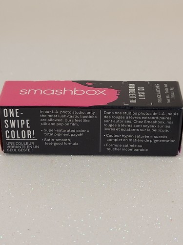Smashbox Be Legendary Lipstick BOMBASTIC 0.10oz Full Size Discontinued RARE BNIB - Picture 4 of 8