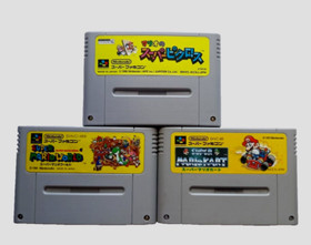 Nintendo Super Famicom w/game software Japan NSFC SFC SNES tested NTSC-J Used