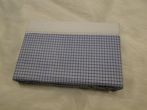 Lacy Navy Mimi Check Print Sheet Set - Picture 12 of 15
