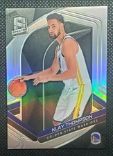 2019-20 Panini Spectra Klay Thompson Silver Prizm Golden State Warriors SP No.1