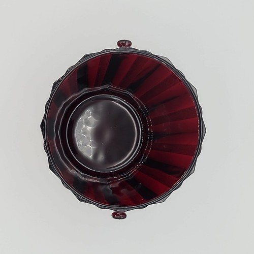 Anchor Hocking Royal Ruby Red Ice Bucket No handle. - Picture 3 of 7
