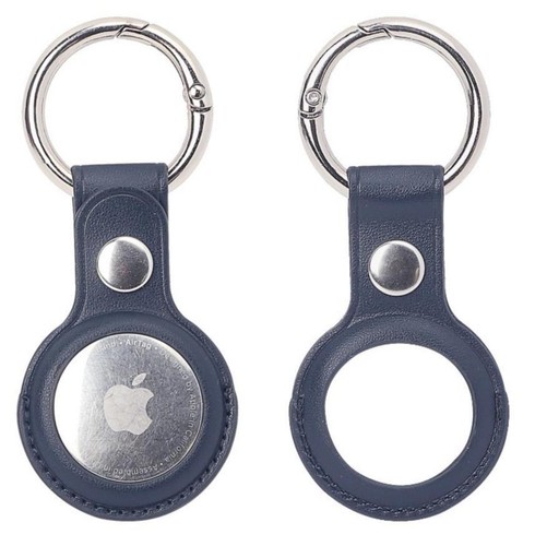 Apple AirTag Leather Case Cover for Air Tag Keychain Holder Sleeve Shell Tracker - Picture 2 of 18