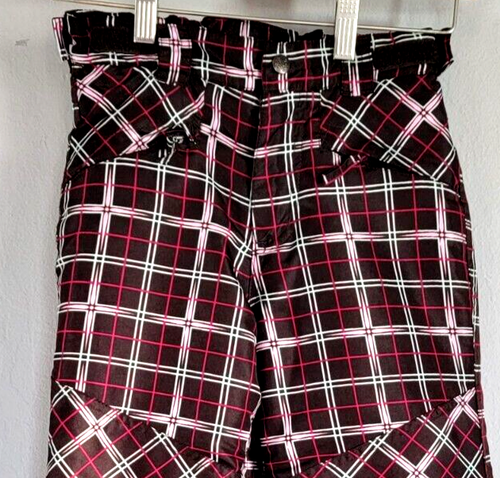 Cherokee Youth Boys Girls Unisex Snow Ski Pants XS 4 5 Plaid Adjustable Waist - Picture 6 of 10