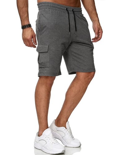 Mens Active Fit Shorts Athletic Running Gym Workout Casual Shorts with Pockets - 第 3/7 張圖片