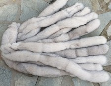 Real fox strips,beige fox fur trims,fur strips,fur trims