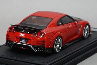 1:43 IG1542 ignition model TOP SECRET GT-R (R35) Red model car | eBay