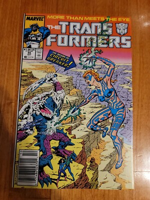 Transformers #45 Comic Book Marvel. 1st Print. Free Shipping.Very Good Condition
