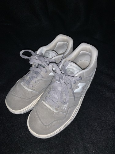 New Balance 550 big kids Size 5 Gray Suede - 第 1/12 張圖片